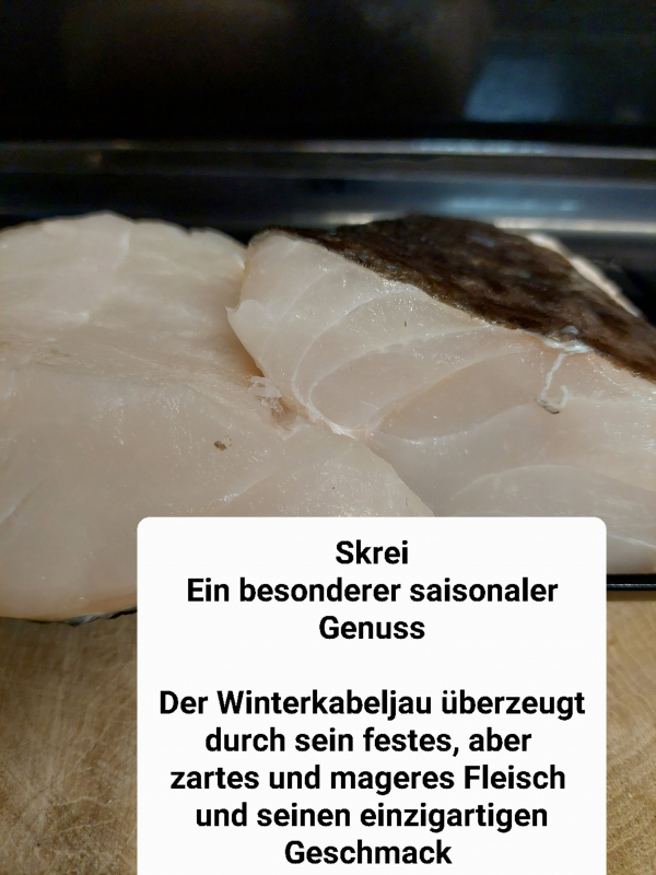 Winterkabeljau Skrei